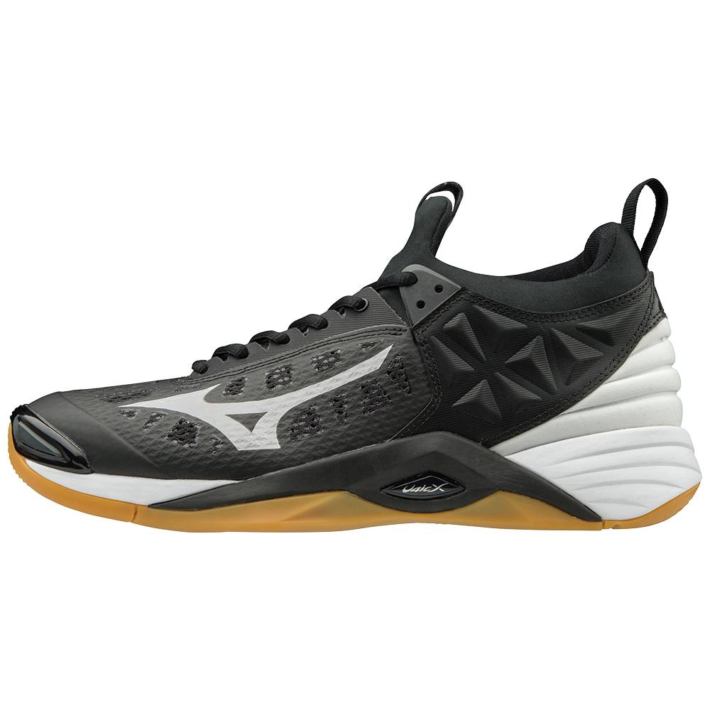 Sapatilhas Voleibol Mizuno Wave Momentum - Mulher - Pretas/Prateadas - IGVOQ3294